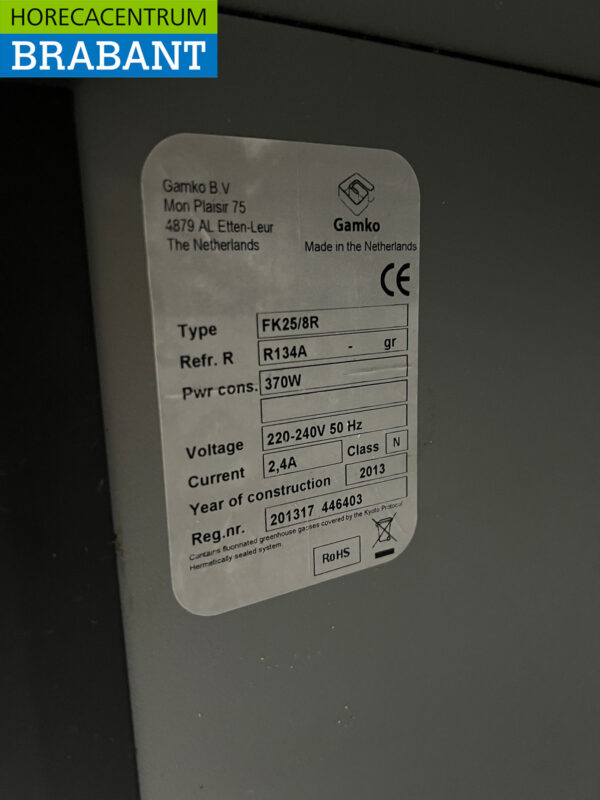 Gamko Fasskühler 135 cm 230V Horeca – Bild 5