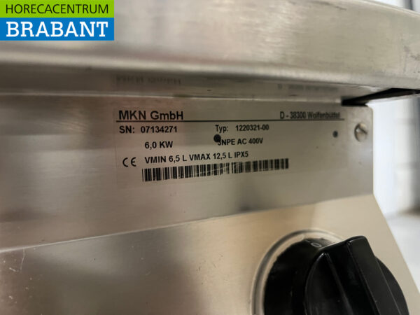 Edelstahl MKN Backstraße Elektroherd mit Griddle und Fritteuse 170 cm 400V Horeca – Bild 9