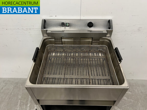 Edelstahl Fischfriteuse Oilball Fryer Friteuse 20 Liter 400V Horeca (kopie) – Bild 4