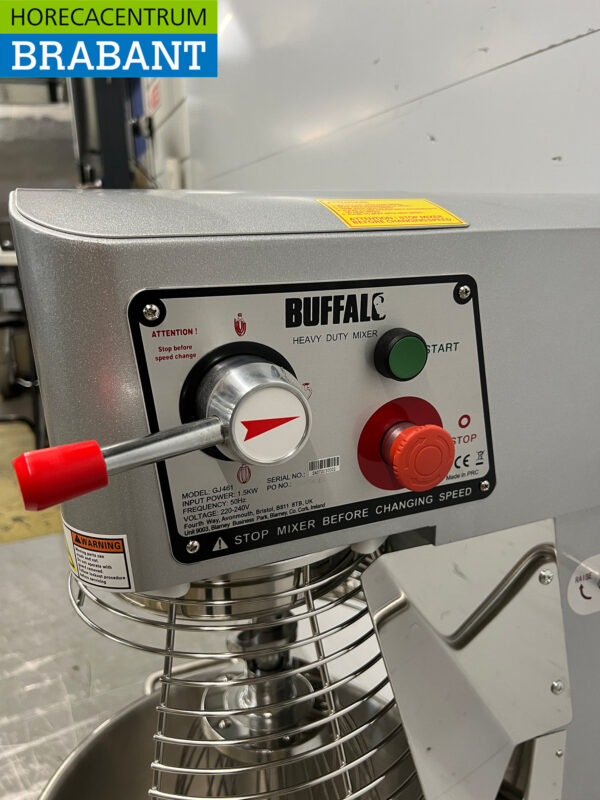 Buffalo GJ461 Planet Mixer Mixer Kutter Edelstahl Wanne 29 Liter 230V Horeca – Bild 7