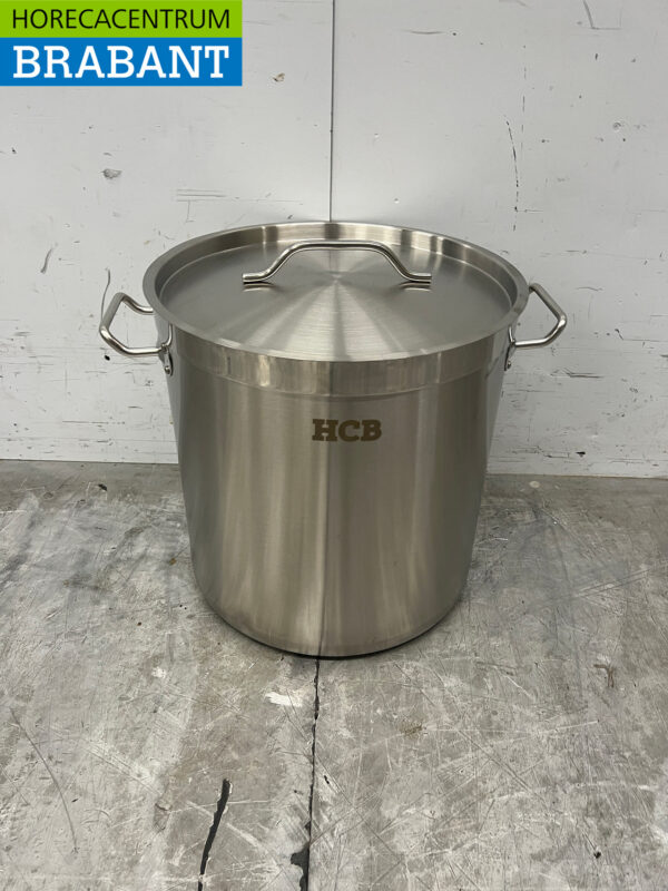 Edelstahl HCB Suppentopf Kochtopf Induktion 30,5 x 31,5 cm 21 Liter Horeca (kopie)