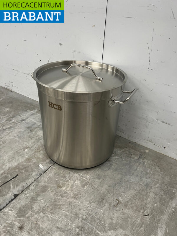 Edelstahl HCB Suppentopf Kochtopf Induktion 30,5 x 31,5 cm 21 Liter Horeca (kopie) – Bild 2
