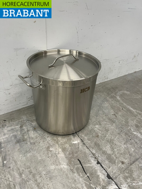 Edelstahl HCB Suppentopf Kochtopf Induktion 30,5 x 31,5 cm 21 Liter Horeca (kopie) – Bild 3