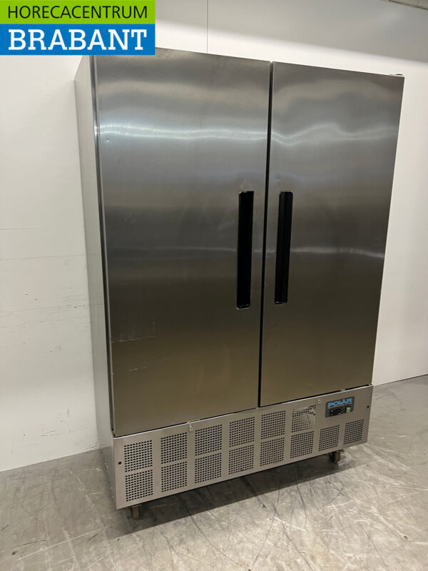 Edelstahl Polar G595 Doppeltüriger 2-türiger Kühlschrank 1200 Liter 230V Horeca (kopie) – Bild 3