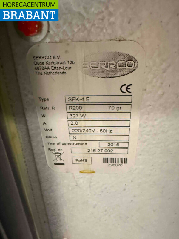Serrco SFK-4E-L Fasskühler Fasskühler 2024! 88 cm 230V Horeca (kopie) – Bild 5