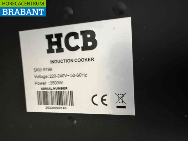 RVS Induktionsherd 2 Brenner 3,5 kW 230V Horeca (kopie) – Bild 5