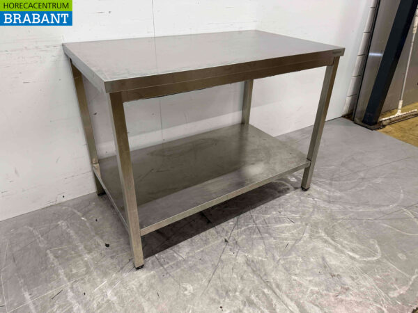 Arbeitstisch aus Edelstahl mit Zwischenboden 100 x 70 x 92 cm Catering (kopie) – Bild 2
