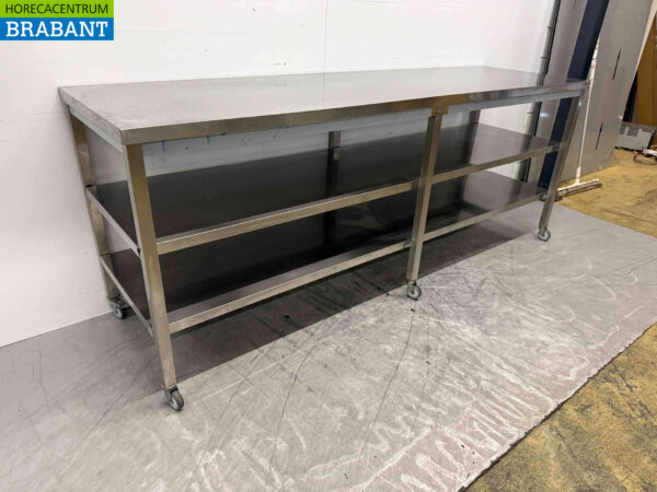 Mobiler Arbeitstisch 200,5 x 81,5 x 95 cm Horeca (kopie) (kopie) – Bild 2