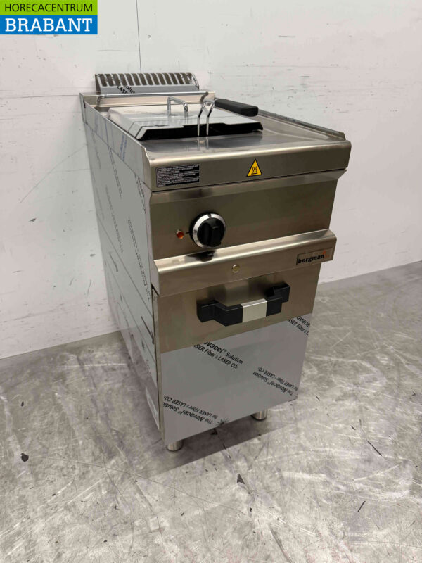 Edelstahl MBM Fritteuse Frittieren 15 Liter 400V Horeca – Bild 3