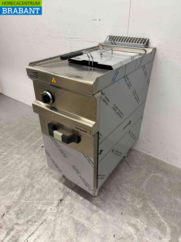 Edelstahl MBM Fritteuse Frittieren 15 Liter 400V Horeca – Bild 4