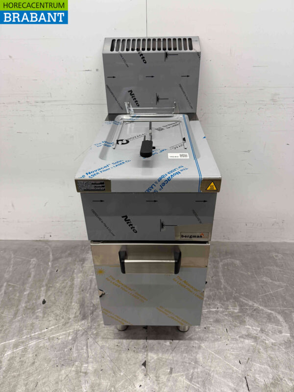 MBM Edelstahl Friteuse 14 Liter 13 kW GAS Catering