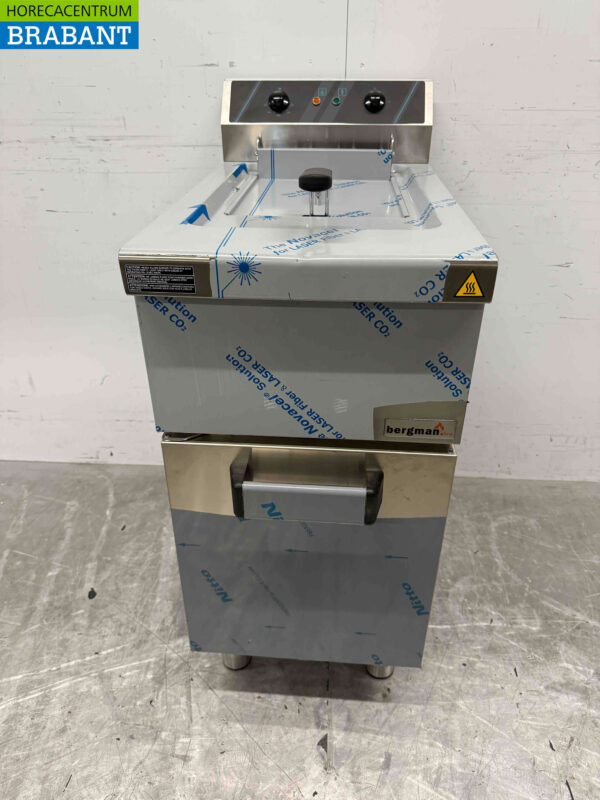 Edelstahl MBM Fritteuse Frittieren 15 Liter 400V Horeca