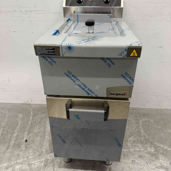 Edelstahl MBM Fritteuse Frittieren 15 Liter 400V Horeca