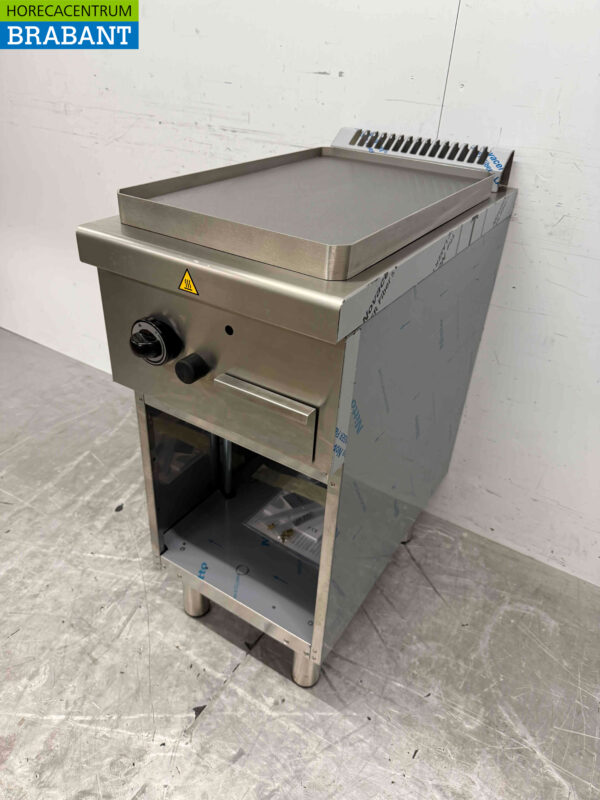MBM Edelstahl Bratpfanne Griddle 40 cm GAS Catering – Bild 2