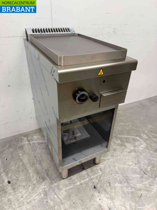 MBM Edelstahl Bratpfanne Griddle 40 cm GAS Catering – Bild 3