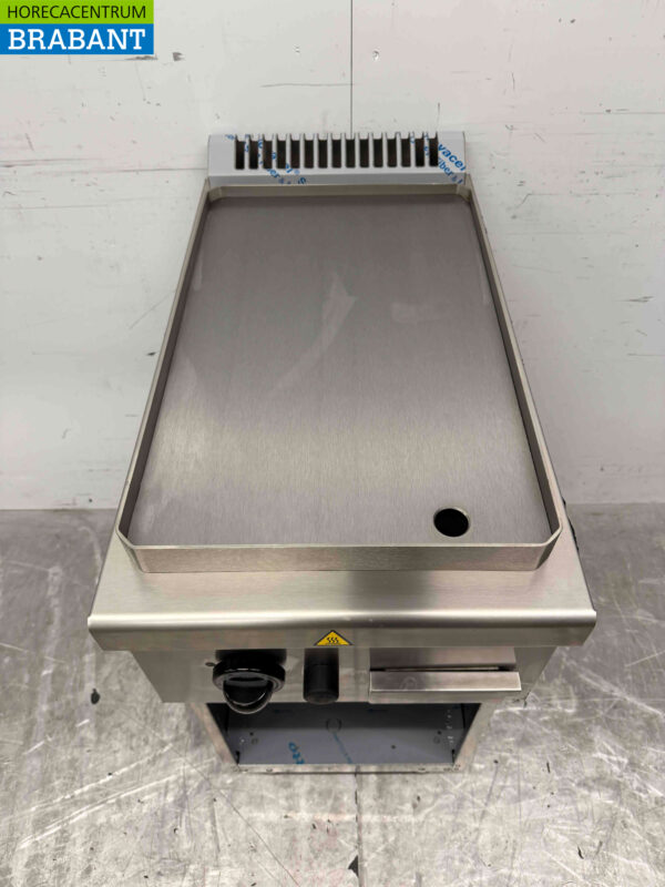 MBM Edelstahl Bratpfanne Griddle 40 cm GAS Catering – Bild 4