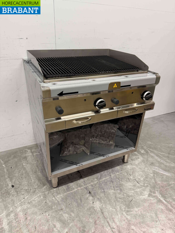 MBM Edelstahl Lava Grill 80 cm GAS Catering – Bild 3