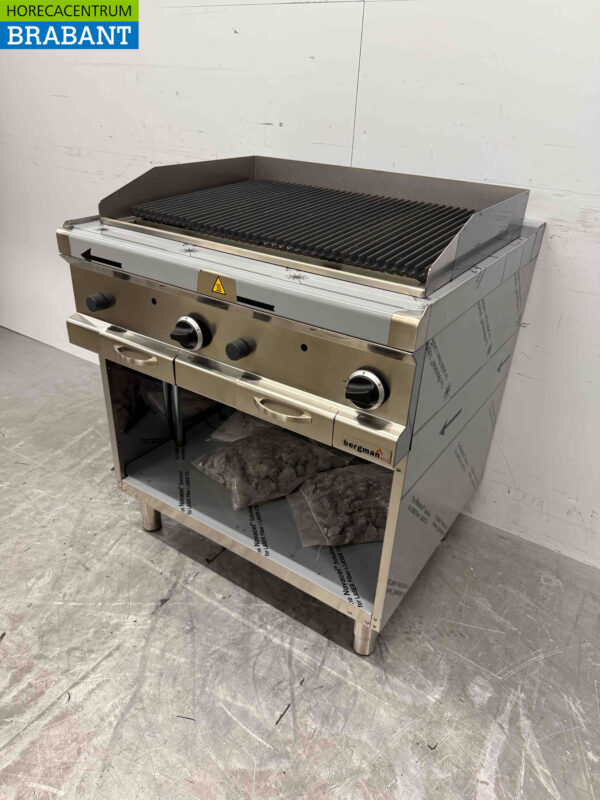 MBM Edelstahl Lava Grill 80 cm GAS Catering – Bild 4