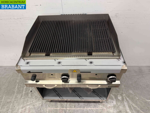 MBM Edelstahl Lava Grill 80 cm GAS Catering – Bild 5