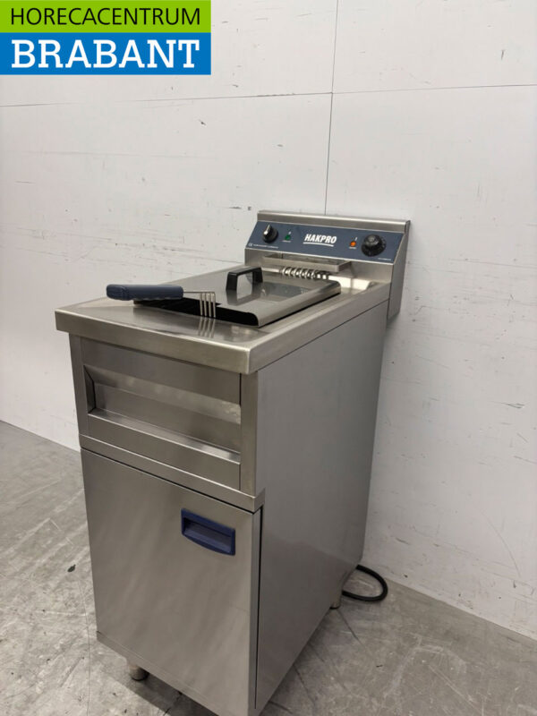 Edelstahl Friteuse 12 Liter 400V Horeca – Bild 2
