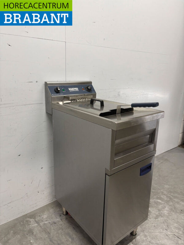 Edelstahl Friteuse 12 Liter 400V Horeca – Bild 3