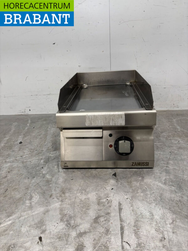 Edelstahl Zanussi Grillplatte Glatte Griddle 40 cm 400V Horeca