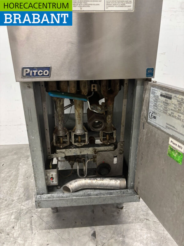 Edelstahl Pitco 35C Friteuse Friteuse 18 Liter Erdgas GAS Catering – Bild 5