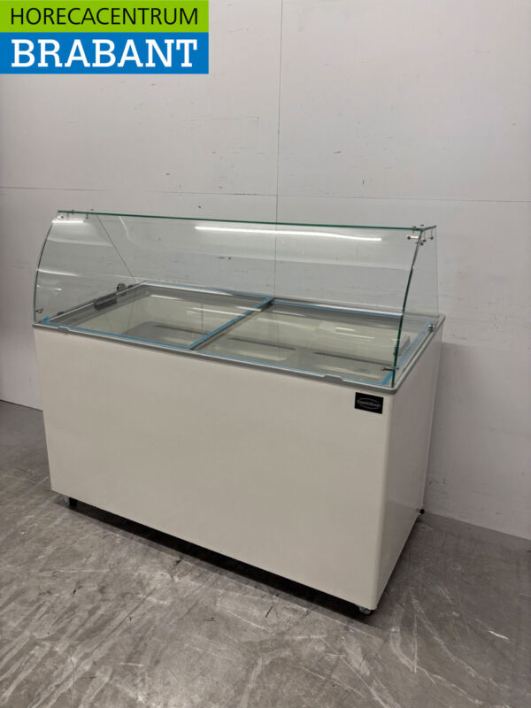Mobile Combisteel Teneriffa Schaufel-Eisvitrine 10 Fächer 230V Horeca – Bild 3