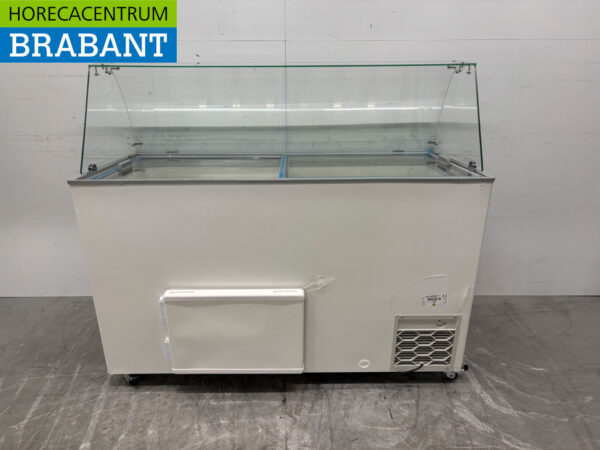 Mobile Combisteel Teneriffa Schaufel-Eisvitrine 10 Fächer 230V Horeca – Bild 5