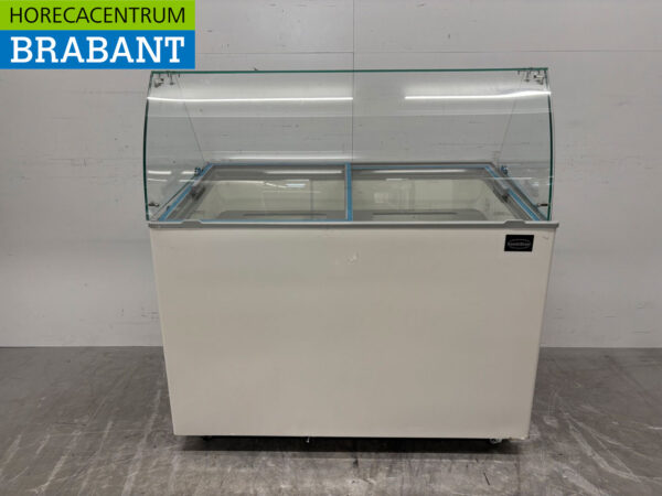 Mobile Combisteel Java Scoop Eiscremevitrine 8 Schalen 230V Horeca