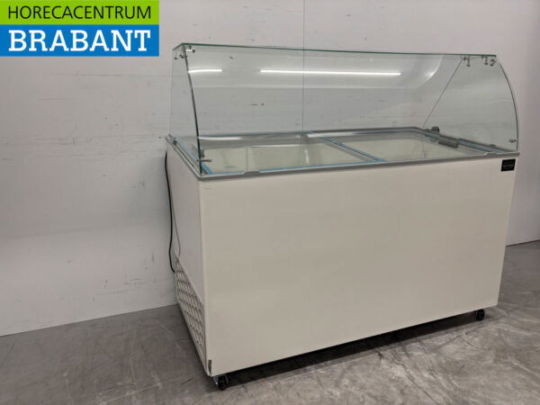 Mobile Combisteel Teneriffa Schaufel-Eisvitrine 10 Fächer 230V Horeca – Bild 3