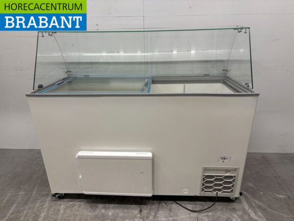 Mobile Combisteel Teneriffa Schaufel-Eisvitrine 10 Fächer 230V Horeca – Bild 4