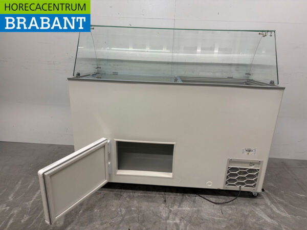 Mobile Combisteel Teneriffa Schaufel-Eisvitrine 10 Fächer 230V Horeca – Bild 5