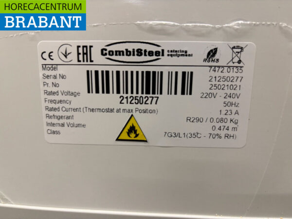 Mobile Combisteel Teneriffa Schaufel-Eisvitrine 10 Fächer 230V Horeca – Bild 6