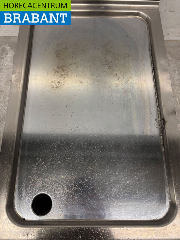 Edelstahl Zanussi Grillplatte Glatte Griddle 40 cm 400V Horeca – Bild 4
