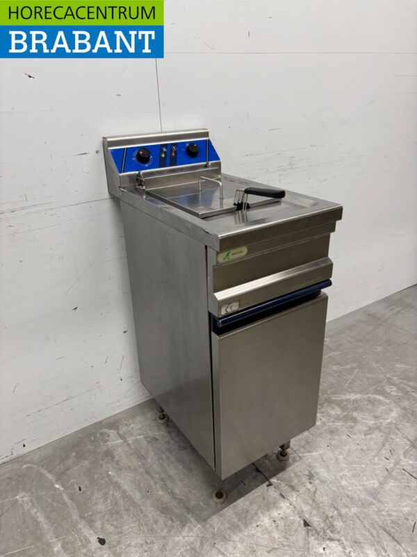 Edelstahl Friteuse 12 Liter 400V Horeca – Bild 3