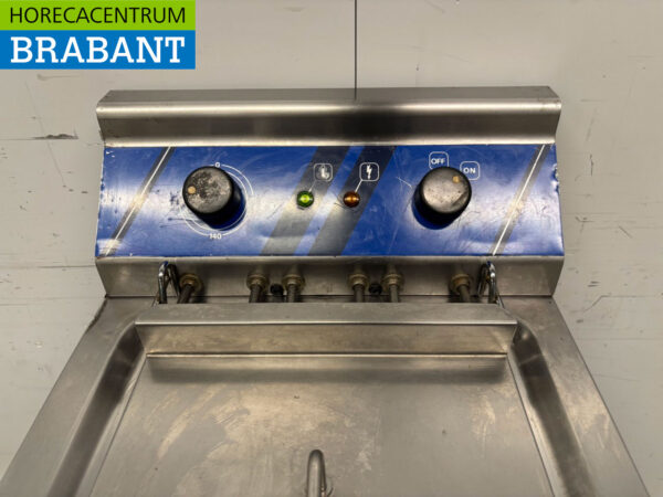 Edelstahl Friteuse 12 Liter 400V Horeca – Bild 4