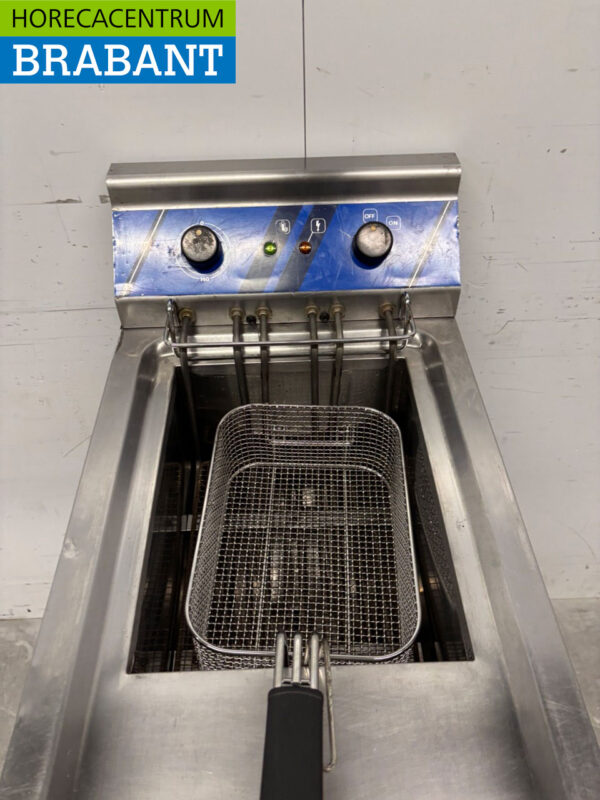 Edelstahl Friteuse 12 Liter 400V Horeca – Bild 5