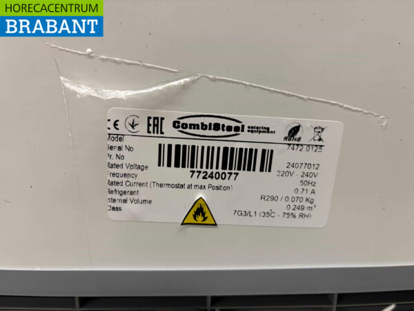 Edelstahl Unox Heißluftofen 3 x 1/1 GN 230V Horeca – Bild 7