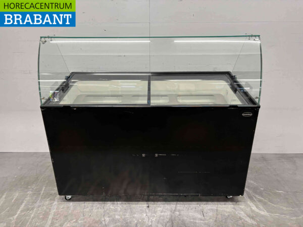 Mobile Combisteel Teneriffa Schaufel-Eisvitrine 10 Fächer 230V Horeca