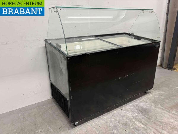 Mobile Combisteel Teneriffa Schaufel-Eisvitrine 10 Fächer 230V Horeca – Bild 3
