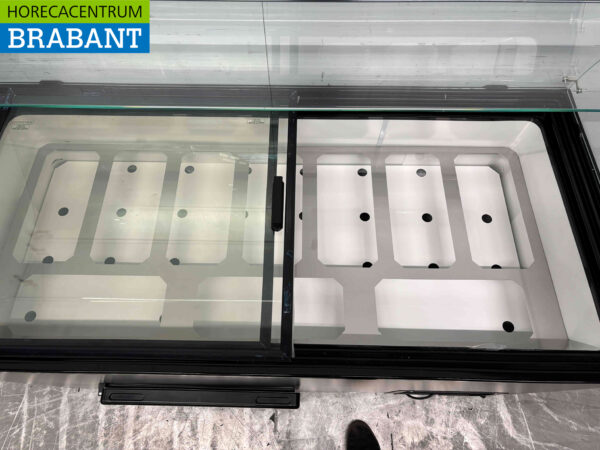 Mobile Combisteel Teneriffa Schaufel-Eisvitrine 10 Fächer 230V Horeca – Bild 6