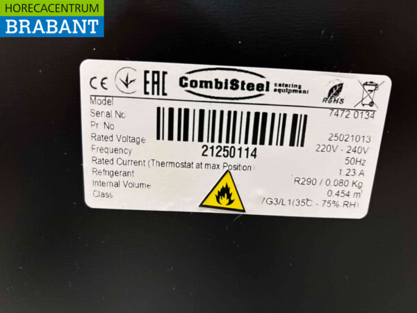 Mobile Combisteel Teneriffa Schaufel-Eisvitrine 10 Fächer 230V Horeca – Bild 8