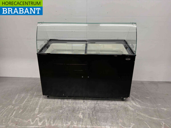 Mobile Combisteel Teneriffa Schaufel-Eisvitrine 10 Fächer 230V Horeca
