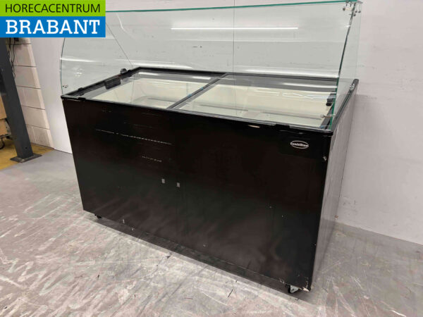 Mobile Combisteel Teneriffa Schaufel-Eisvitrine 10 Fächer 230V Horeca – Bild 2