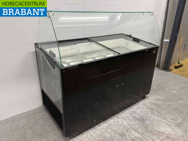 Mobile Combisteel Teneriffa Schaufel-Eisvitrine 10 Fächer 230V Horeca – Bild 3