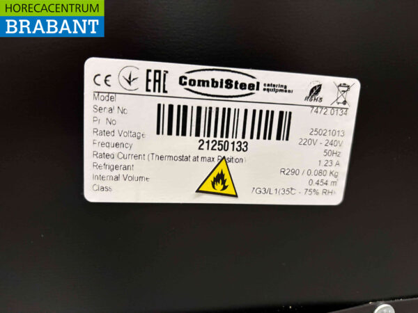 Mobile Combisteel Teneriffa Schaufel-Eisvitrine 10 Fächer 230V Horeca – Bild 8
