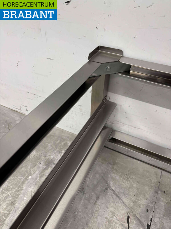 HCB Edelstahl-Untergestell für Geschirrspüler Premium-line 61 x 61 x 40 cm Catering – Bild 4