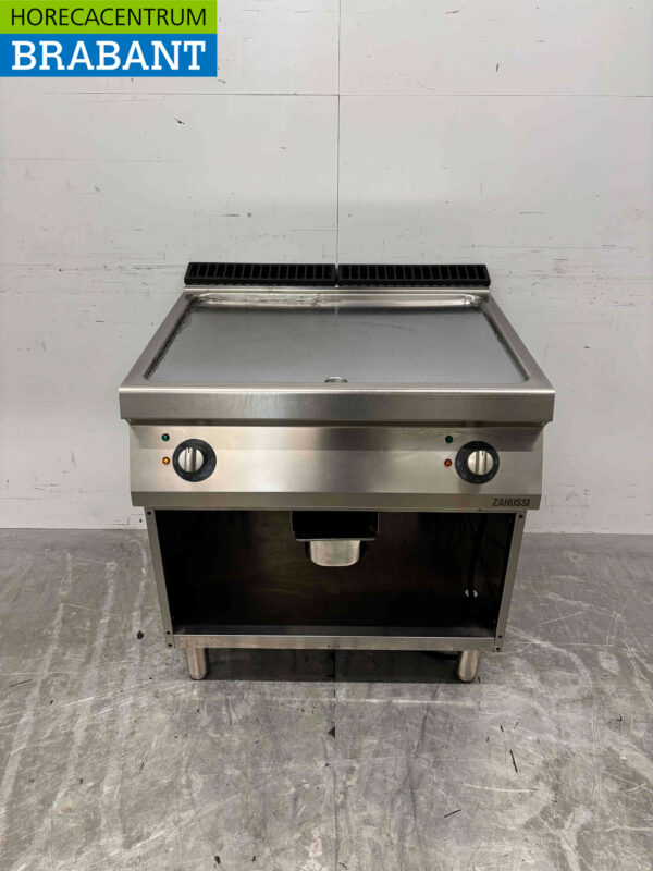 Edelstahl Zanussi Grillplatte Glatte Griddle 80 cm 400V Horeca