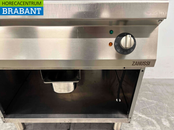 Edelstahl Zanussi Grillplatte Glatte Griddle 80 cm 400V Horeca – Bild 5